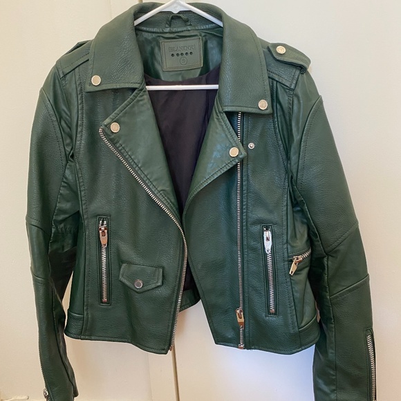 Blank NYC Green Faux Leather Jacket - Picture 2 of 2